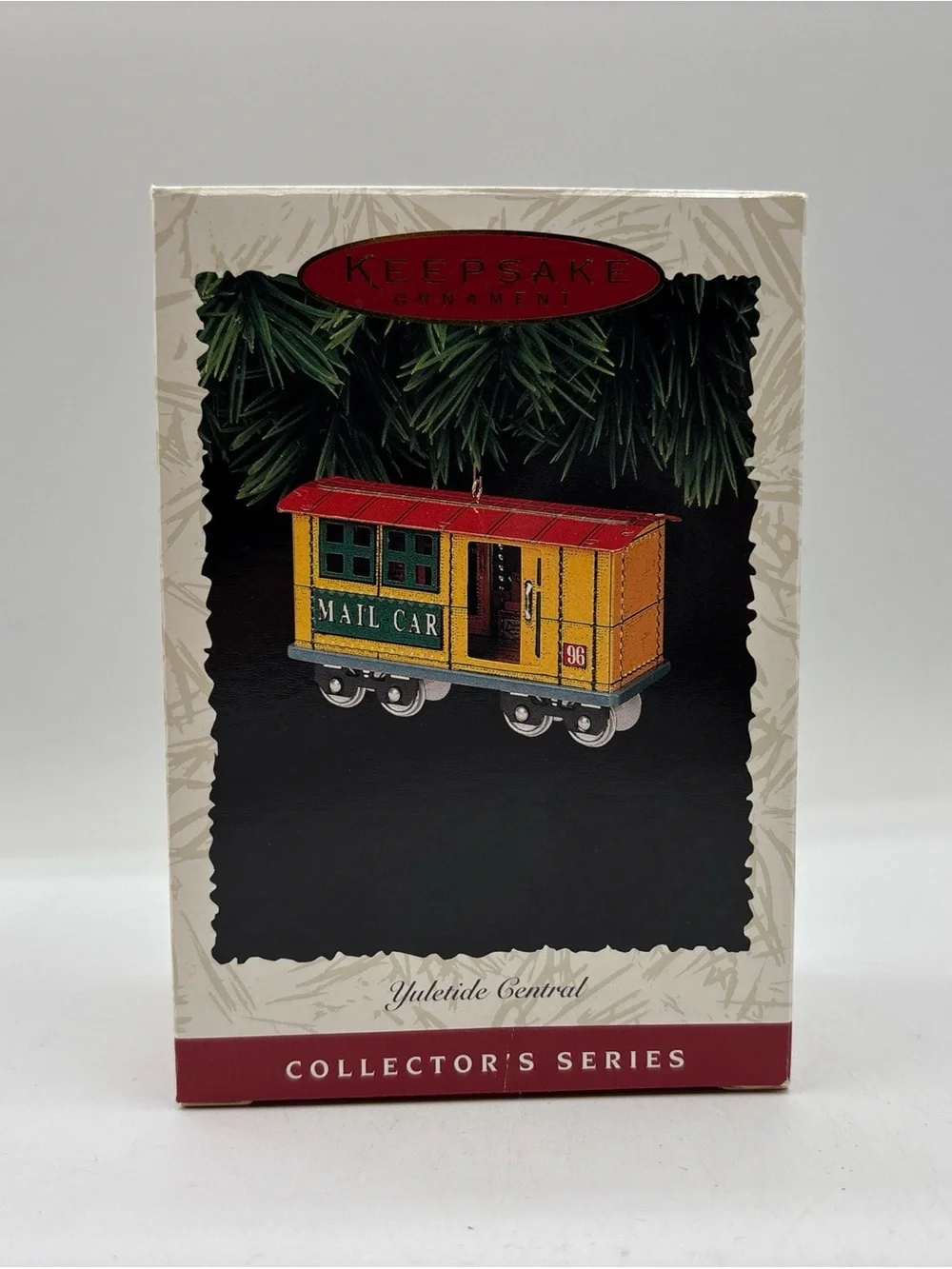 Hallmark Keepsake Ornament 1996 Vintage Yuletide Central 3rd In The Yuletide Ser
